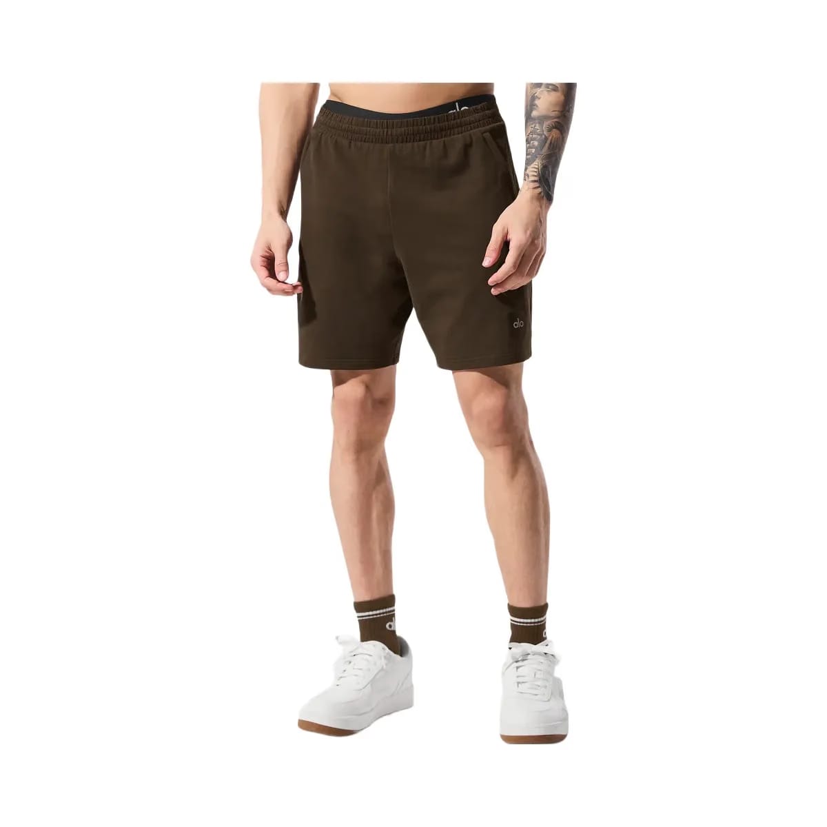 Alo Men's 7" Double Take Short - Espresso