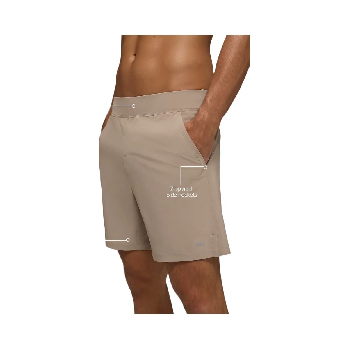 Alo Men's 7" Repetition Short - Gravel