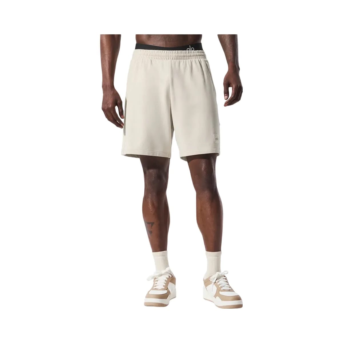 Alo Men's 7" Double Take Short - Bone