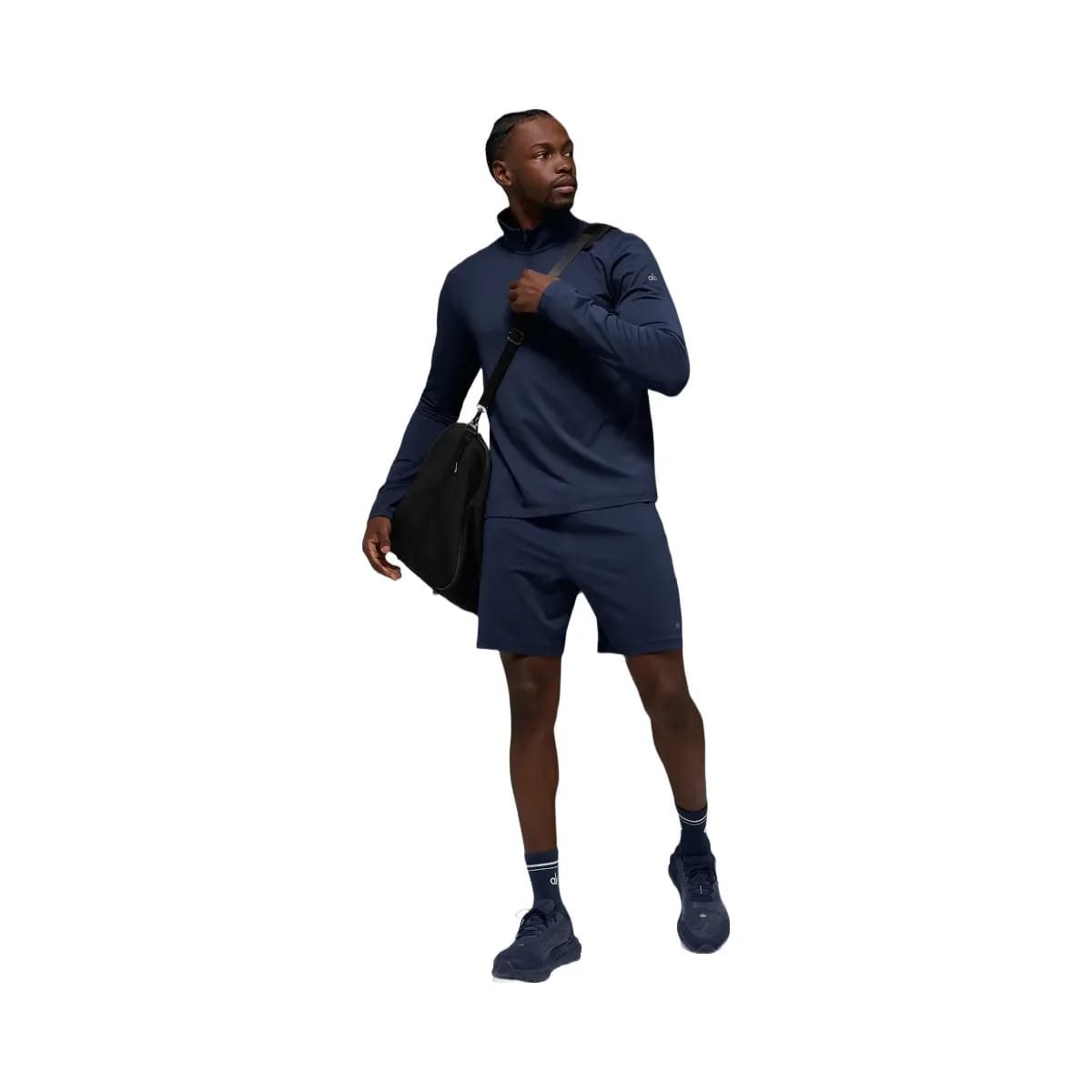 Alo Men's 7" Conquer React Performance Short - Navy