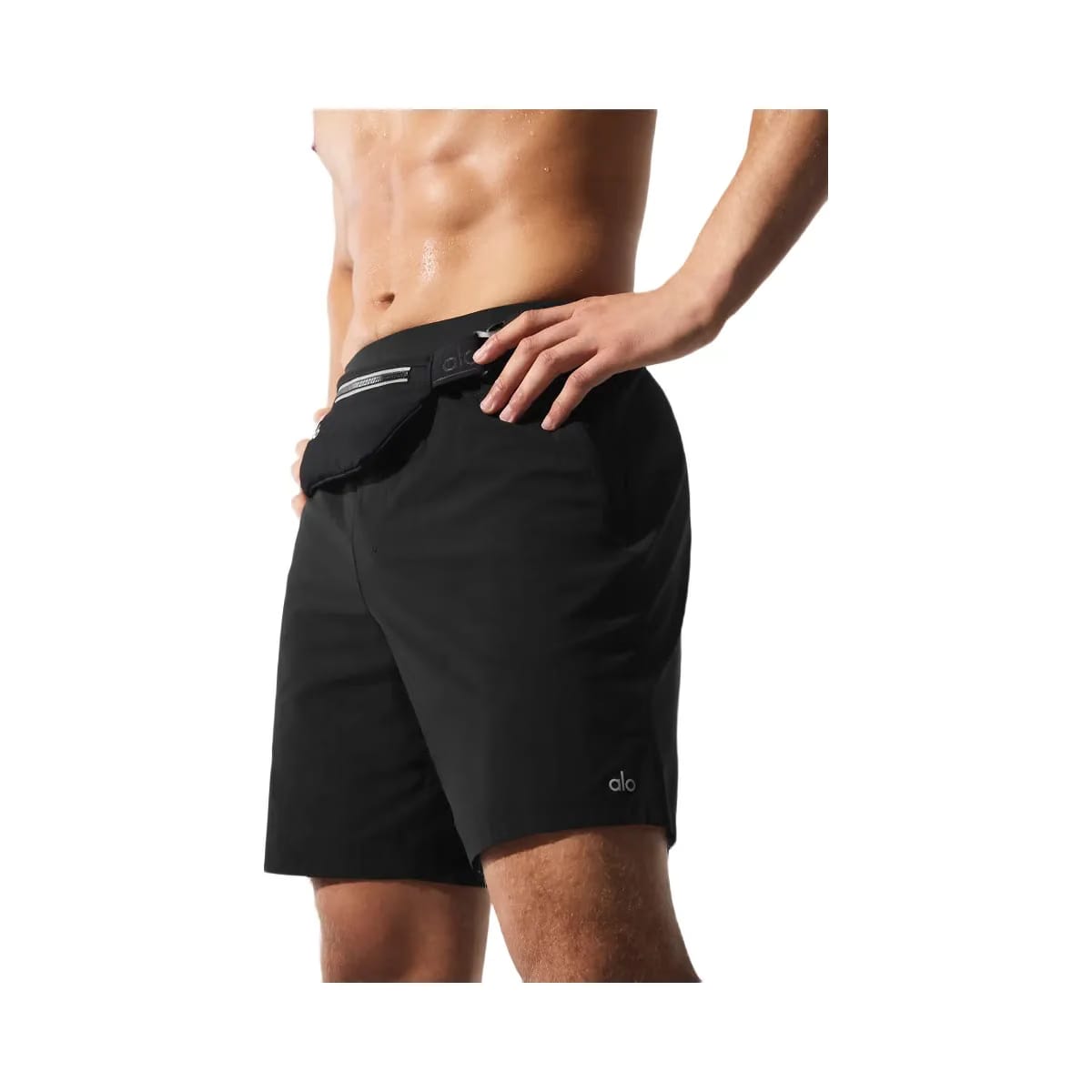 Alo Men's 7" Repetition Short - Black