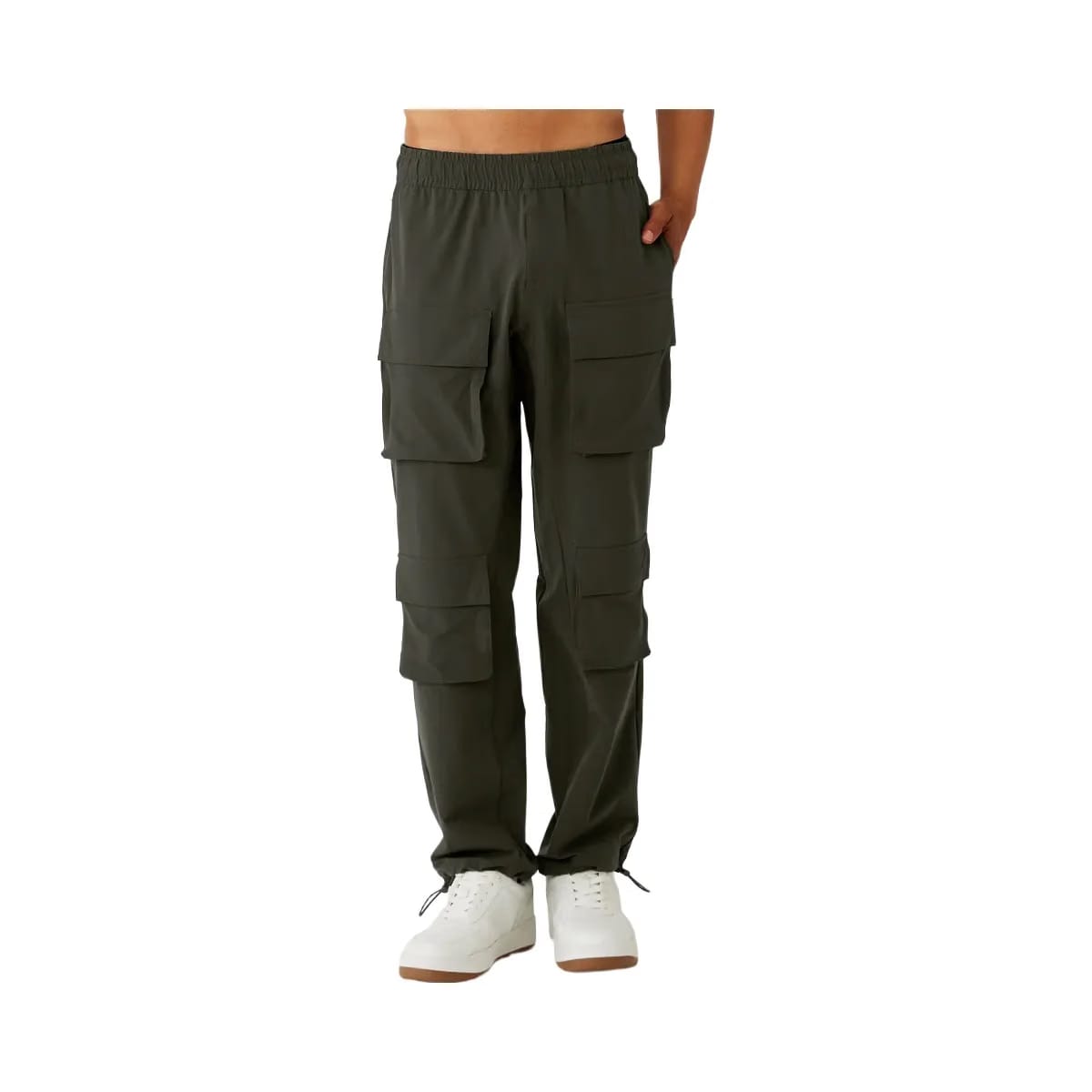 Alo Men's Cargo Venture Pant - Stealth Green