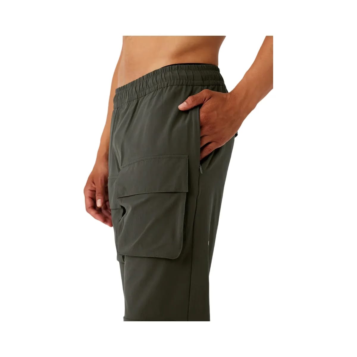 Alo Men's Cargo Venture Pant - Stealth Green