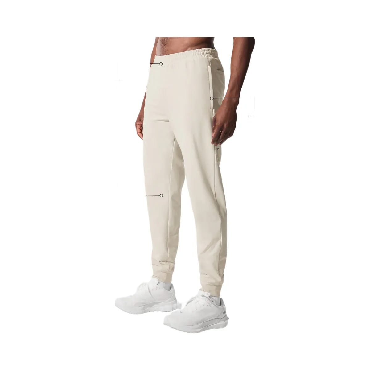 Alo Men's Conquer Max Performance Jogger - Bone