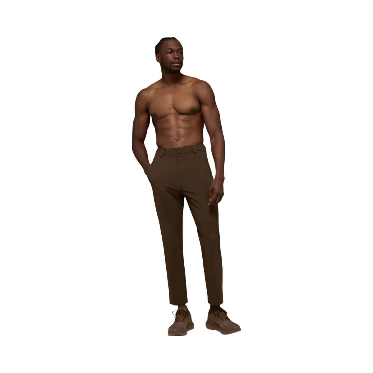 Alo Men's Co-Op Cropped Tech Trouser - Espresso