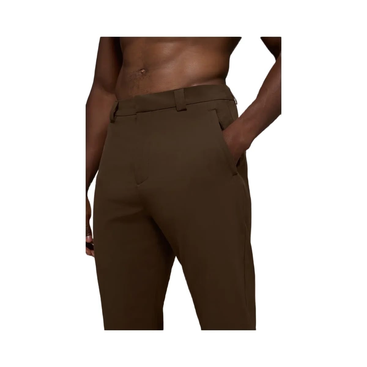 Alo Men's Co-Op Cropped Tech Trouser - Espresso