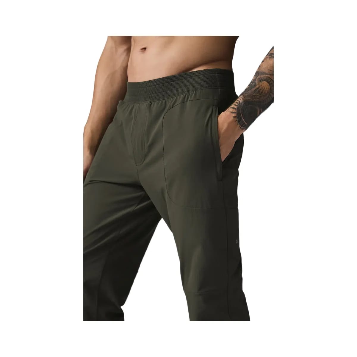 Alo Men's Co-Op Pant (Long) - Stealth Green