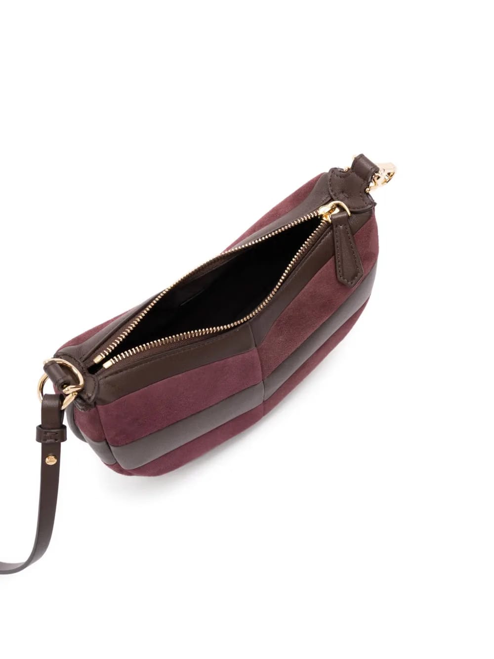 panelled shoulder bag