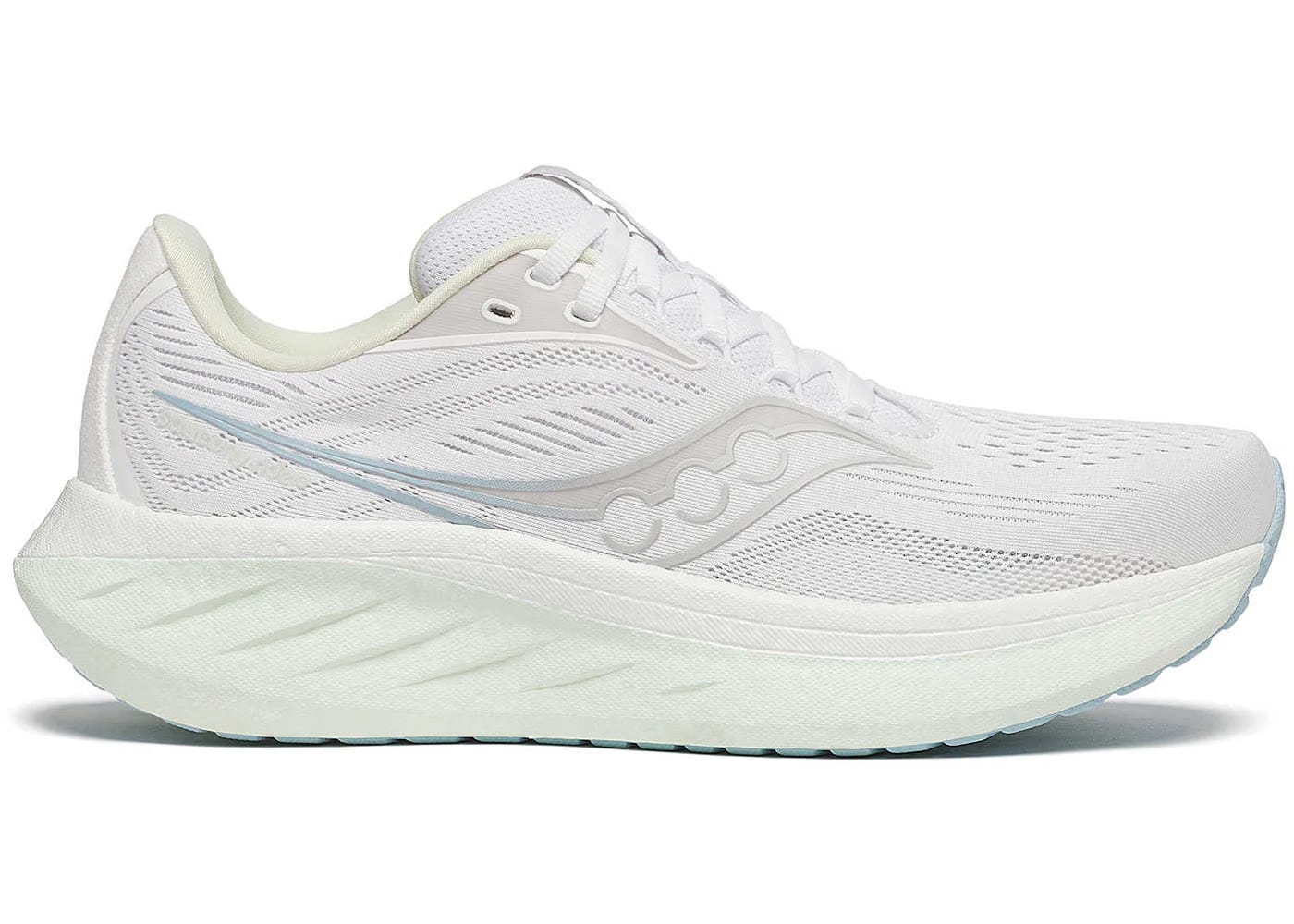Saucony Ride 18 White Lettuce Womens