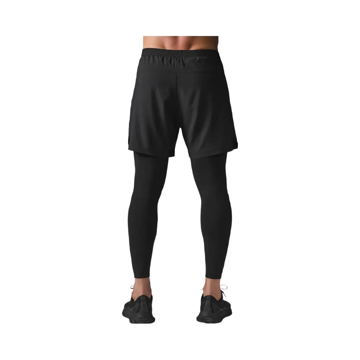 Alo Men's 5" Revival 2-in-1 Pant - Black/Black