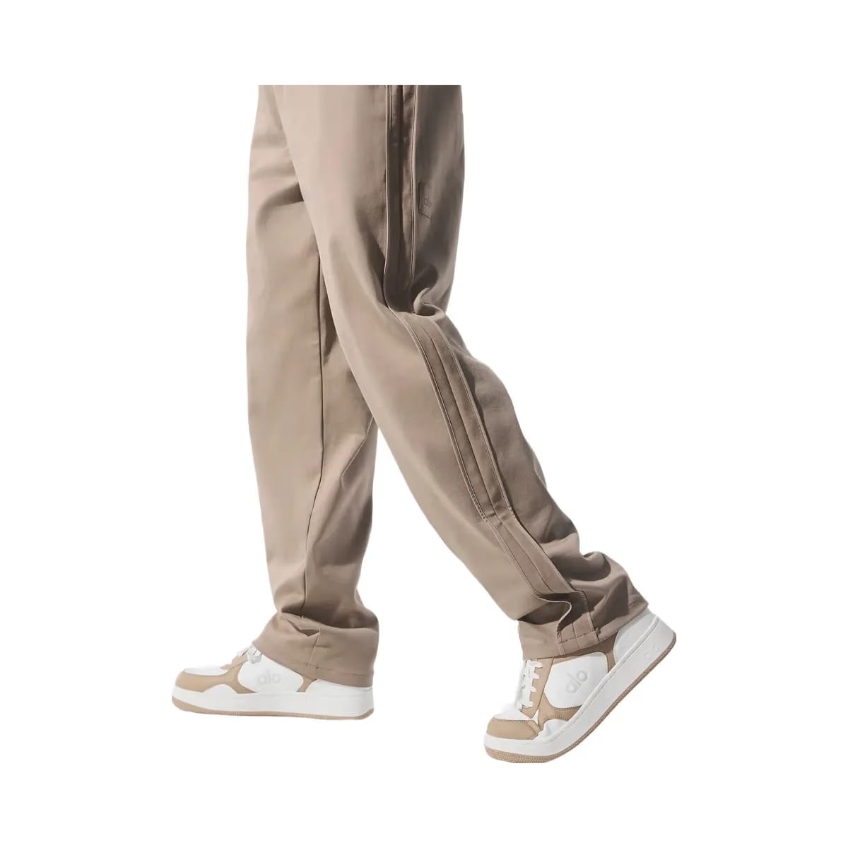 Alo Men's Edition Sueded Straight Leg Pant - Gravel