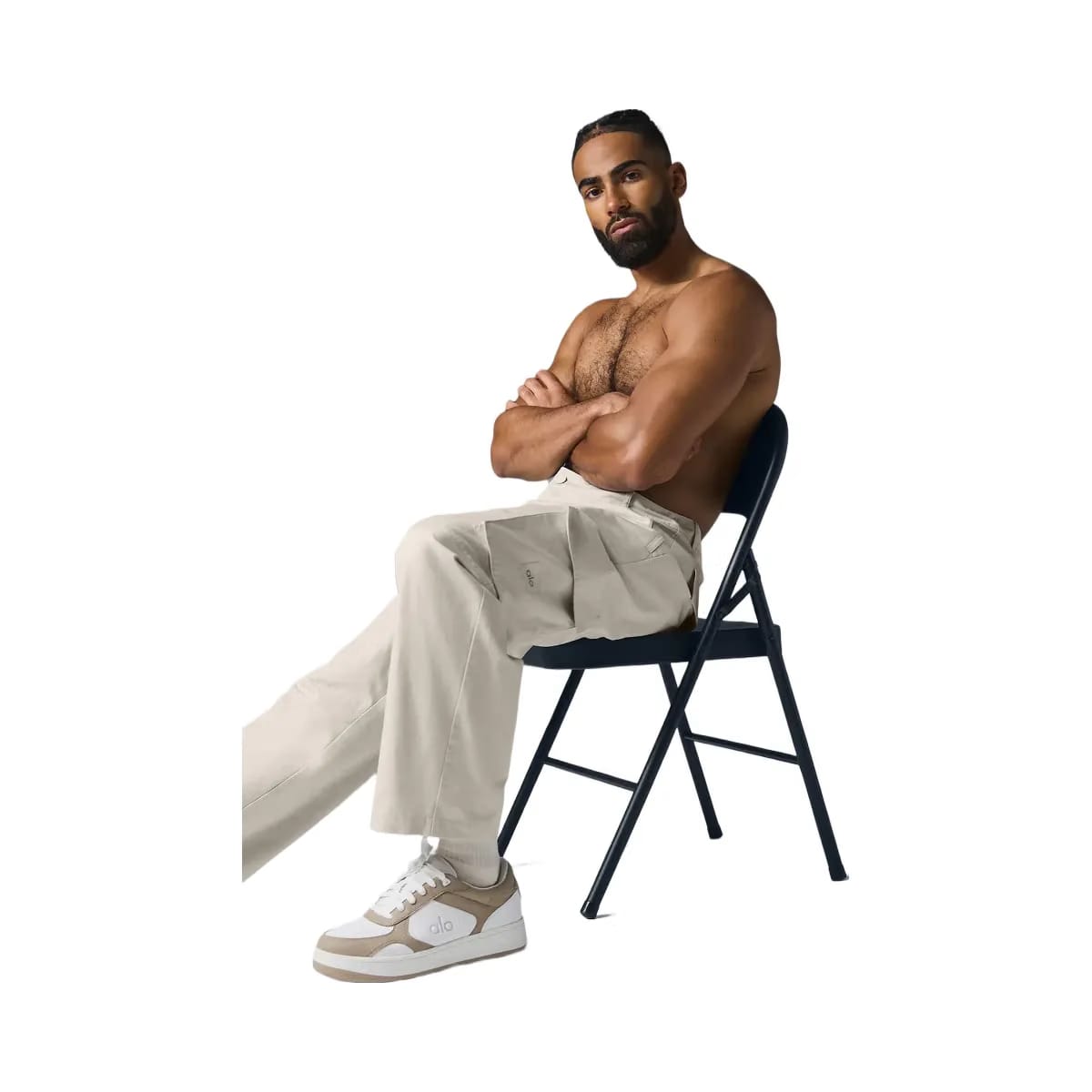 Alo Men's Cargo Ripstop Trouser - Bone