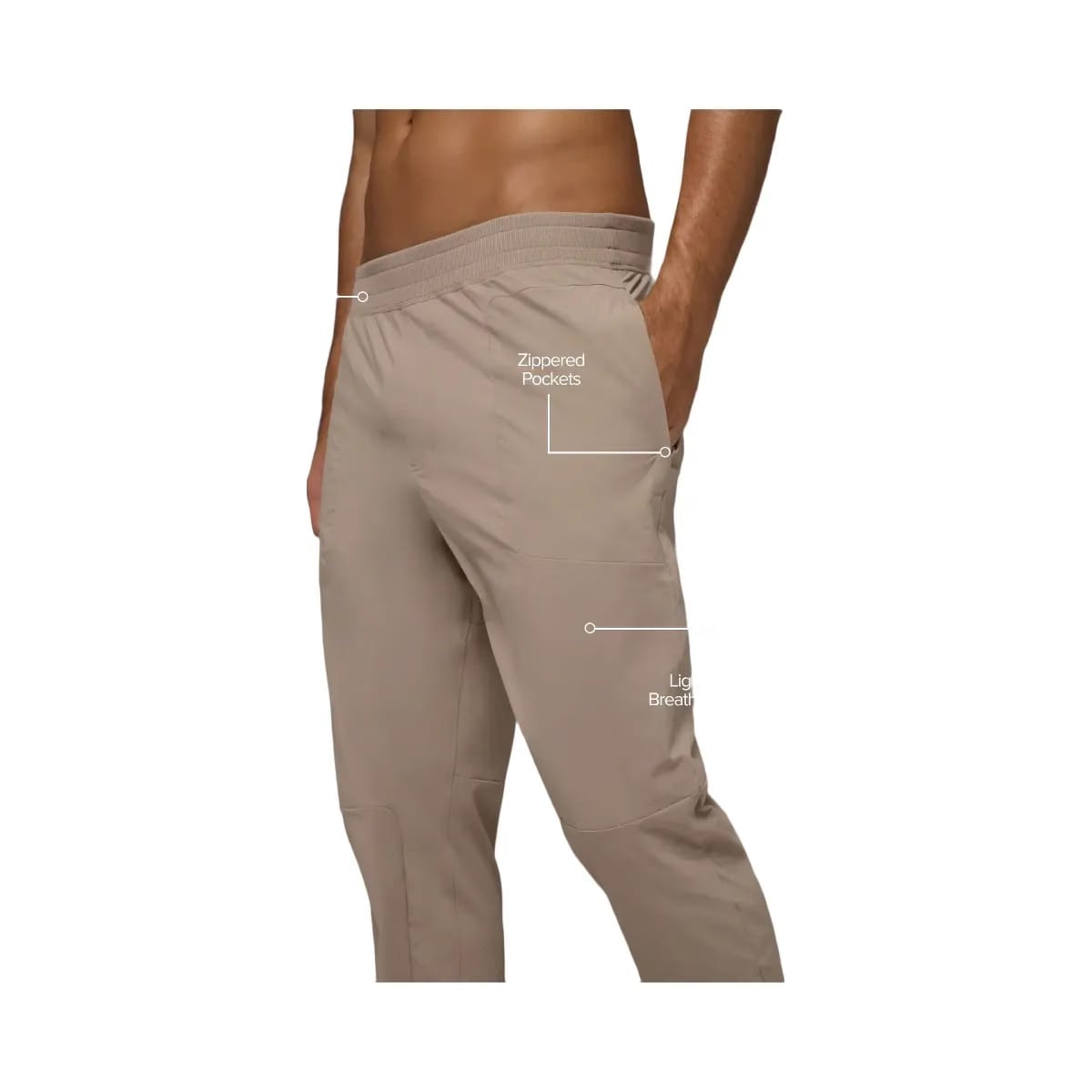 Alo Men's Co-Op Pant (Long) - Gravel