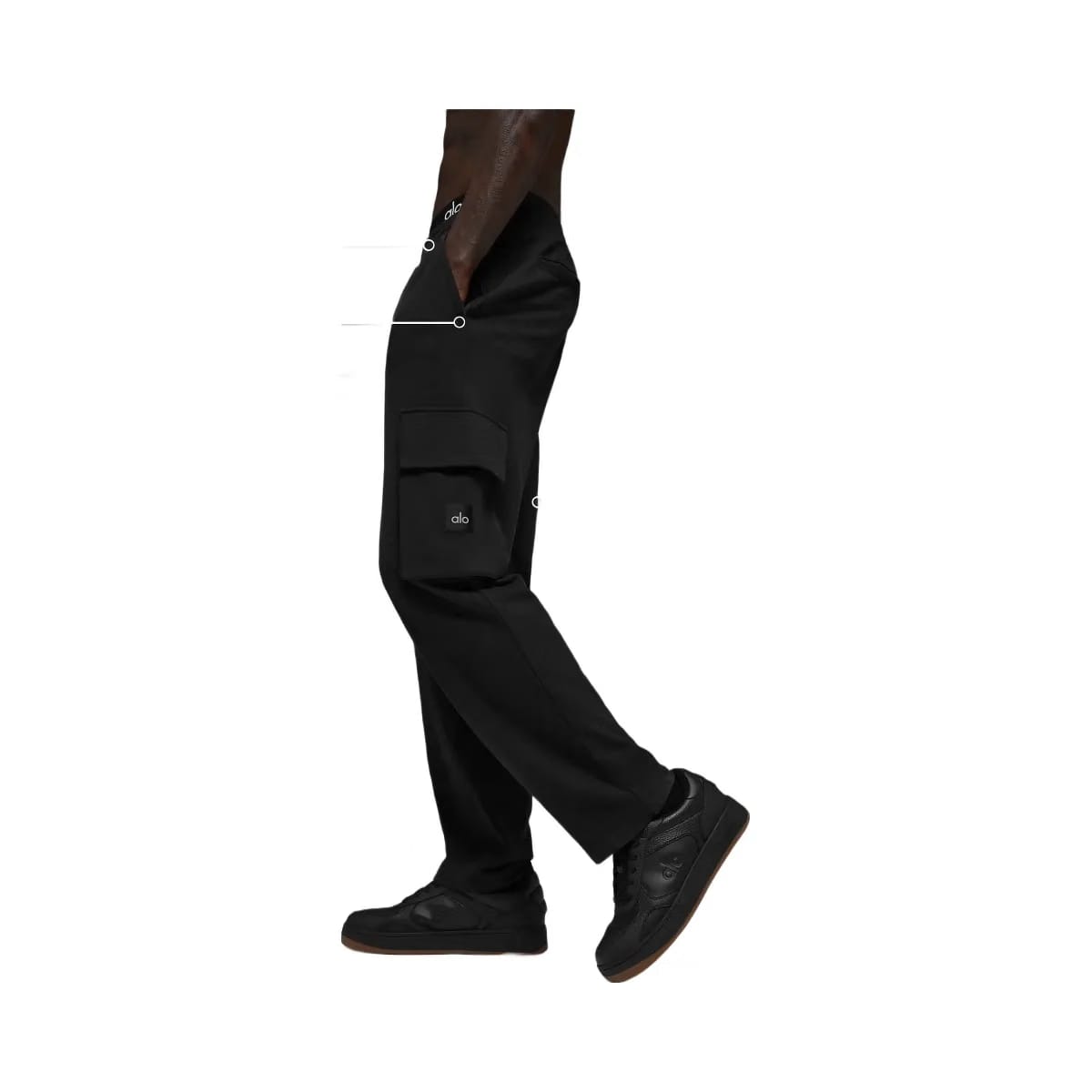 Alo Men's Double Take Cargo Pant - Black