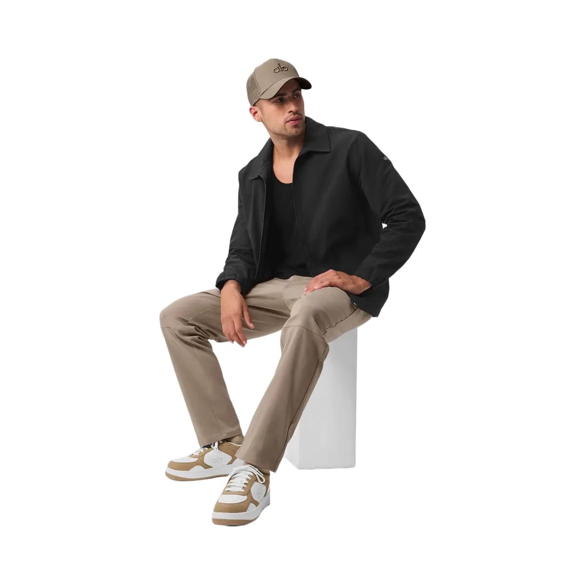 Alo Men's Edition Sueded Pant - Gravel