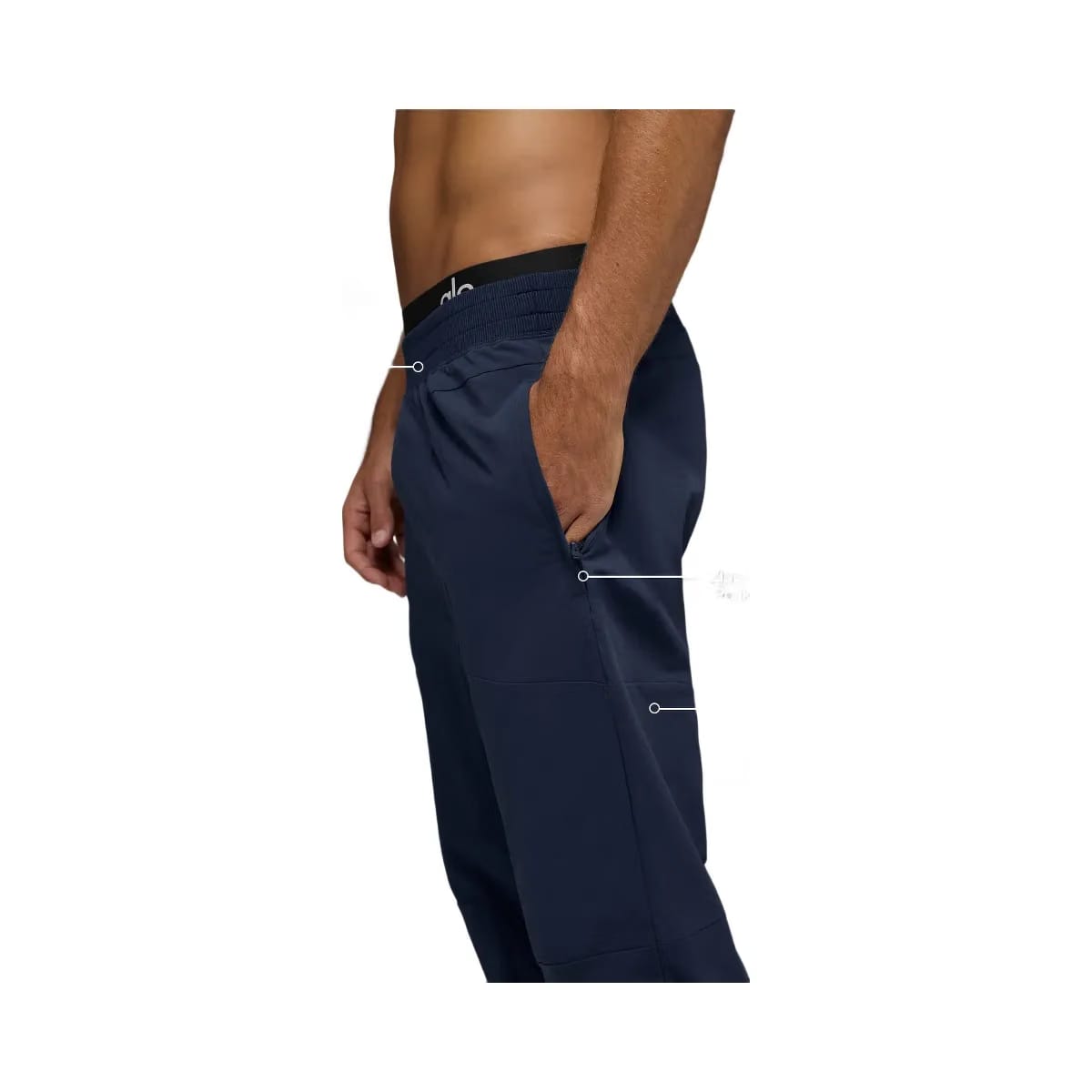Alo Men's Co-Op Pant (Regular) - Navy