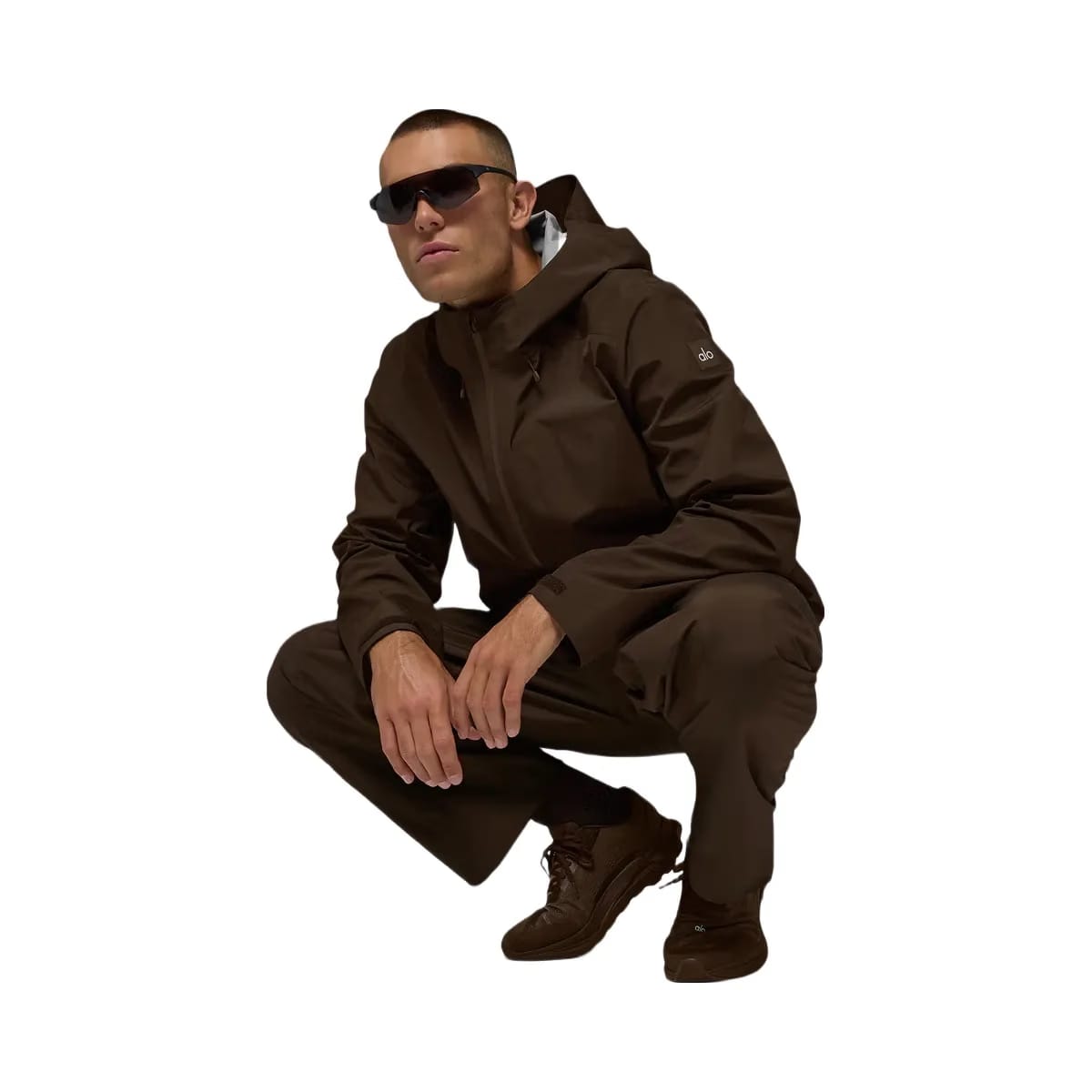 Alo Men's Alpha Shell Jacket - Espresso