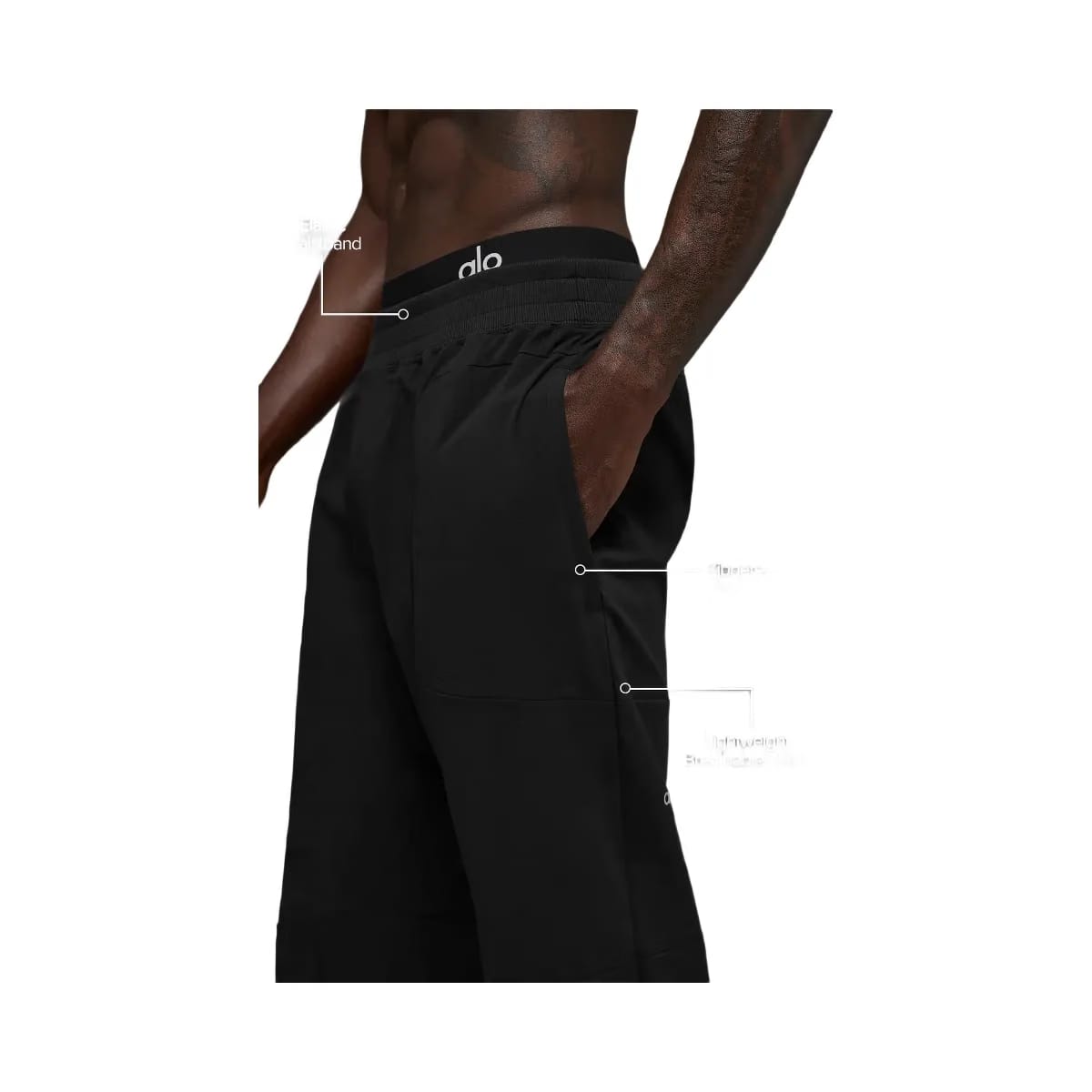 Alo Men's Co-Op Pant (Regular) - Black