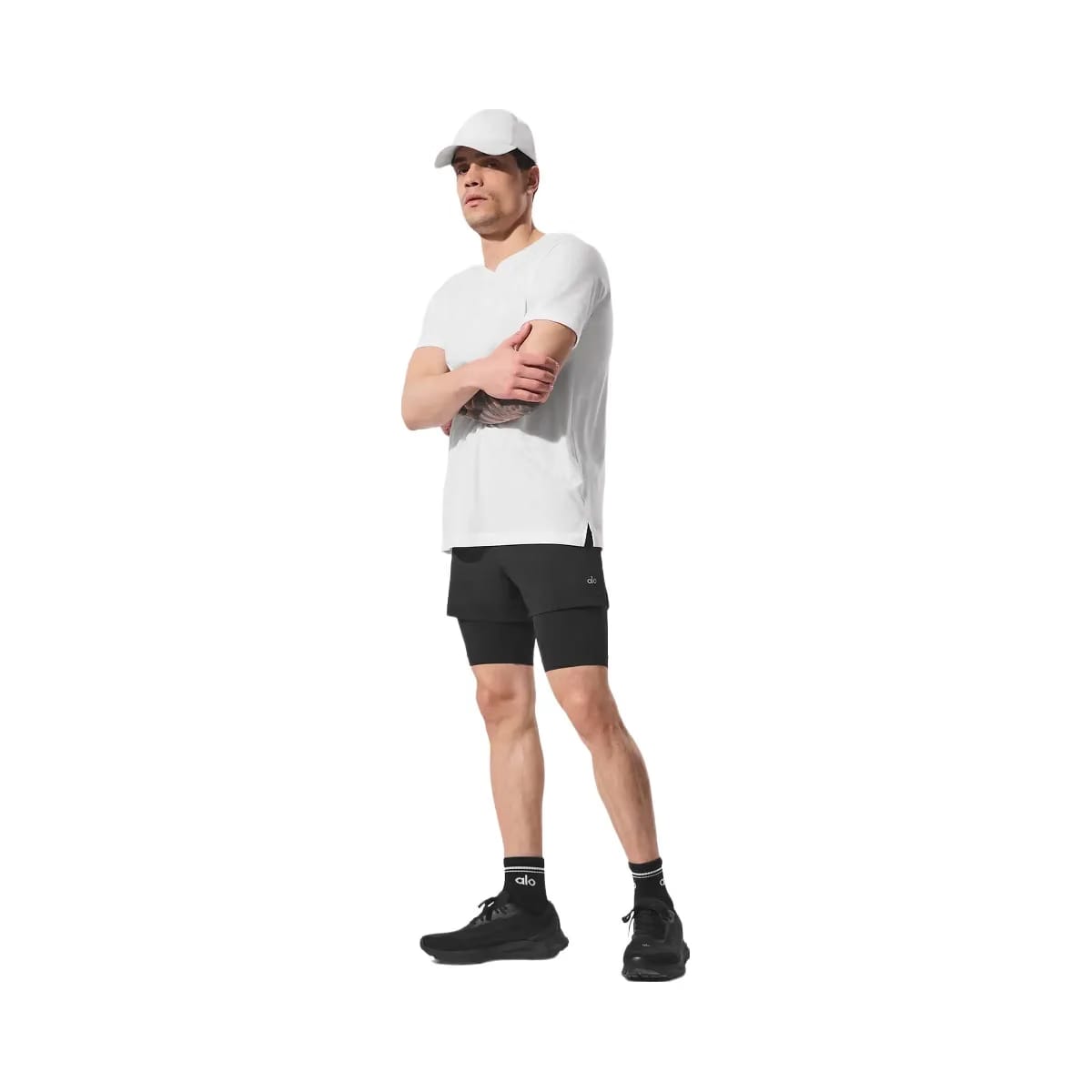Alo Men's Triumph Raglan Tee - White