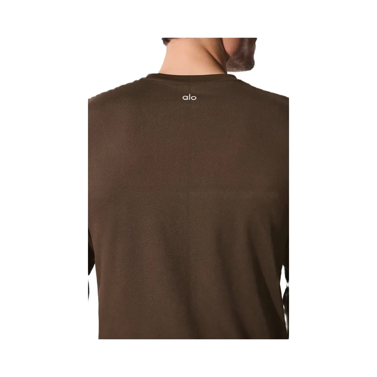 Alo Men's Conquer Reform Crewneck Long Sleeve - Espresso