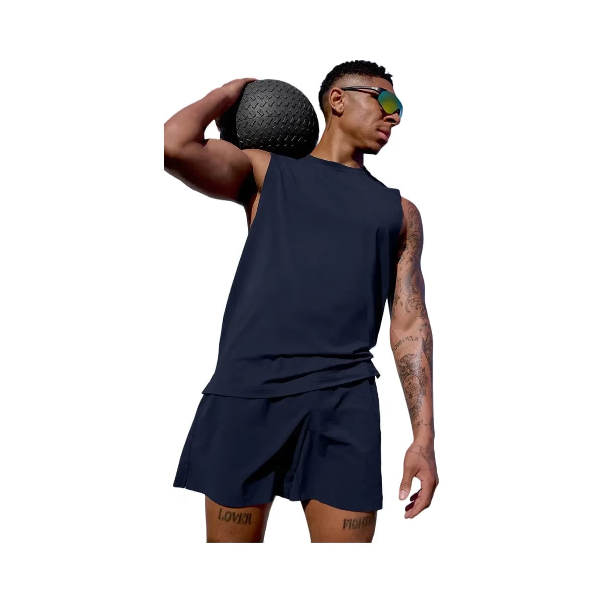 Alo Men's ALO Vapor Muscle Tank - Navy