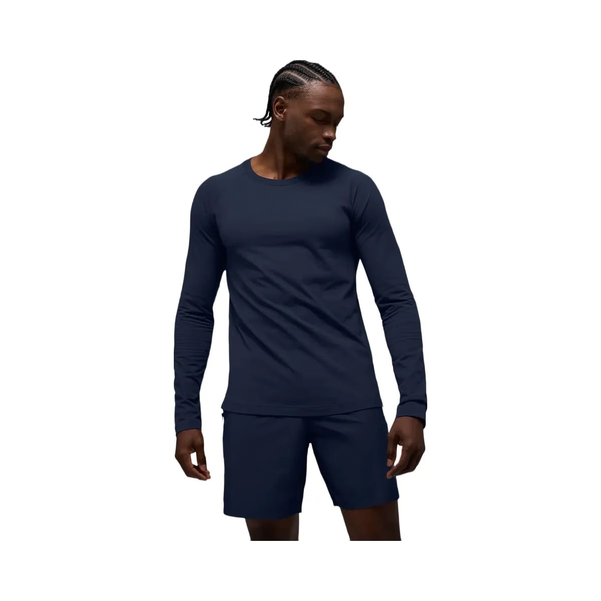 Alo Men's ALO Vapor Crewneck Long Sleeve - Navy