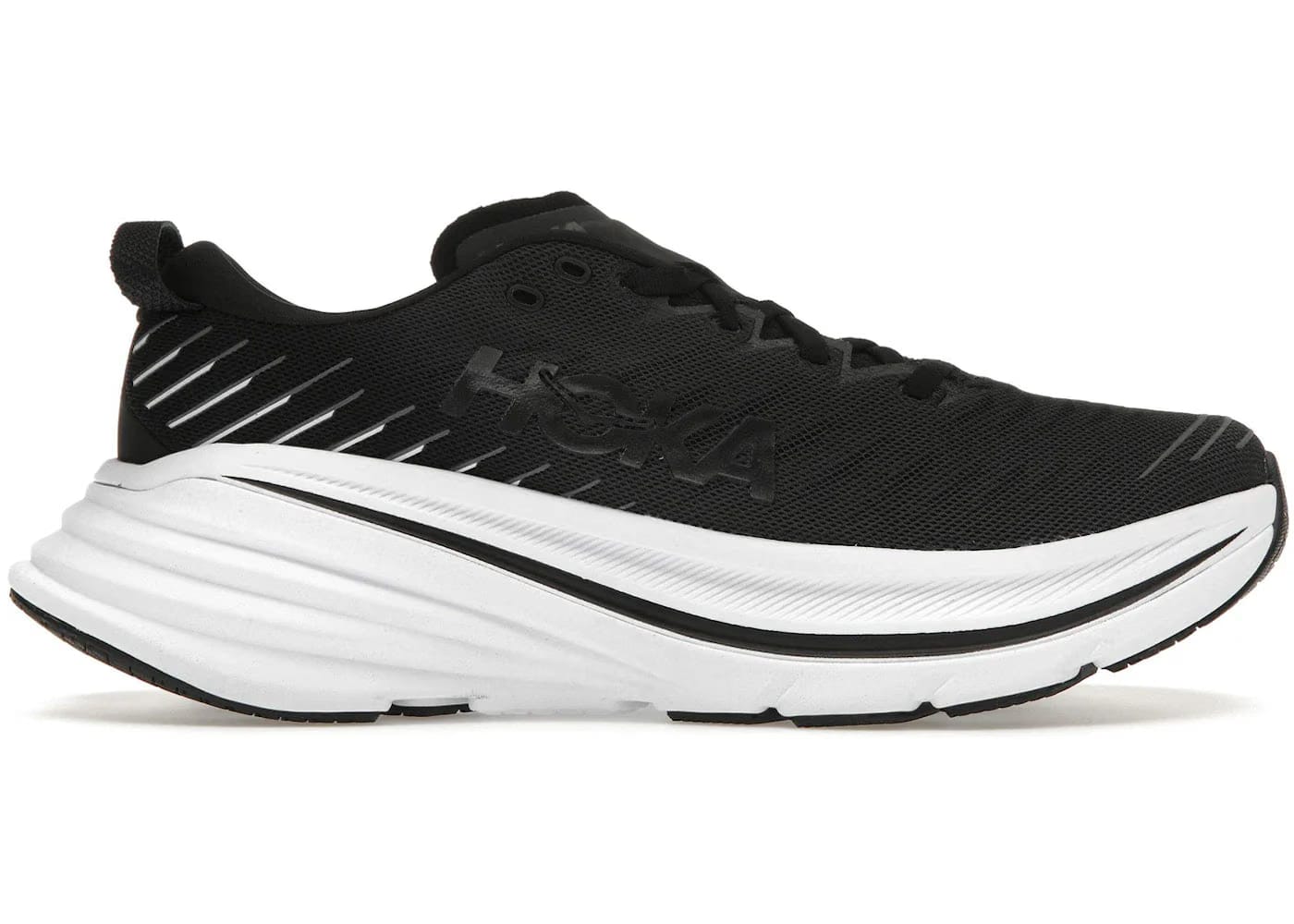 Hoka One One Bondi X Black White Womens