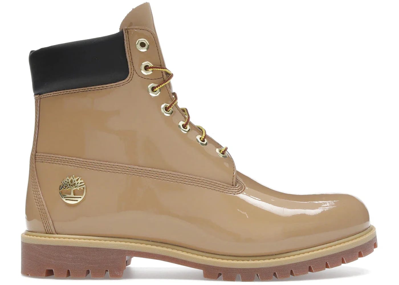 Timberland 6 Premium Waterproof Patent Boots Finch Wheat