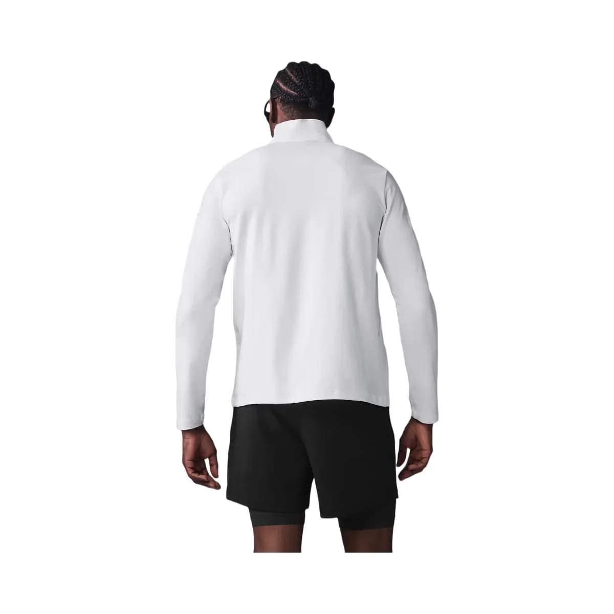 Alo Men's Conquer 1/4 Zip Reform Long Sleeve - White
