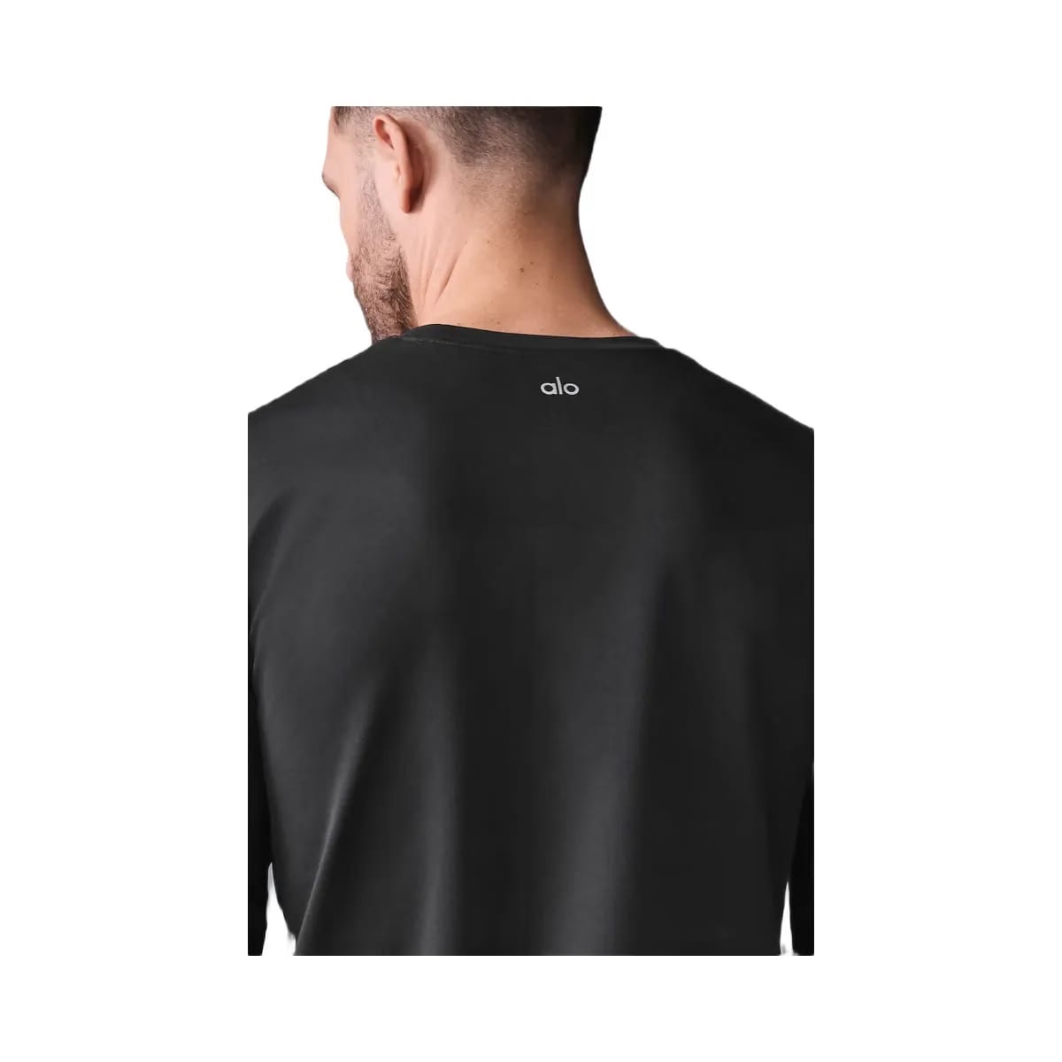 Alo Men's Conquer Reform Crewneck Long Sleeve - Black