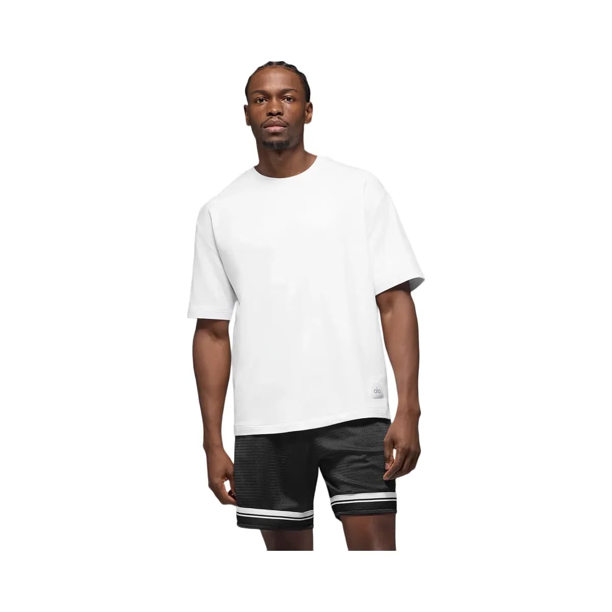 Alo Men's Double Take Short Sleeve - White