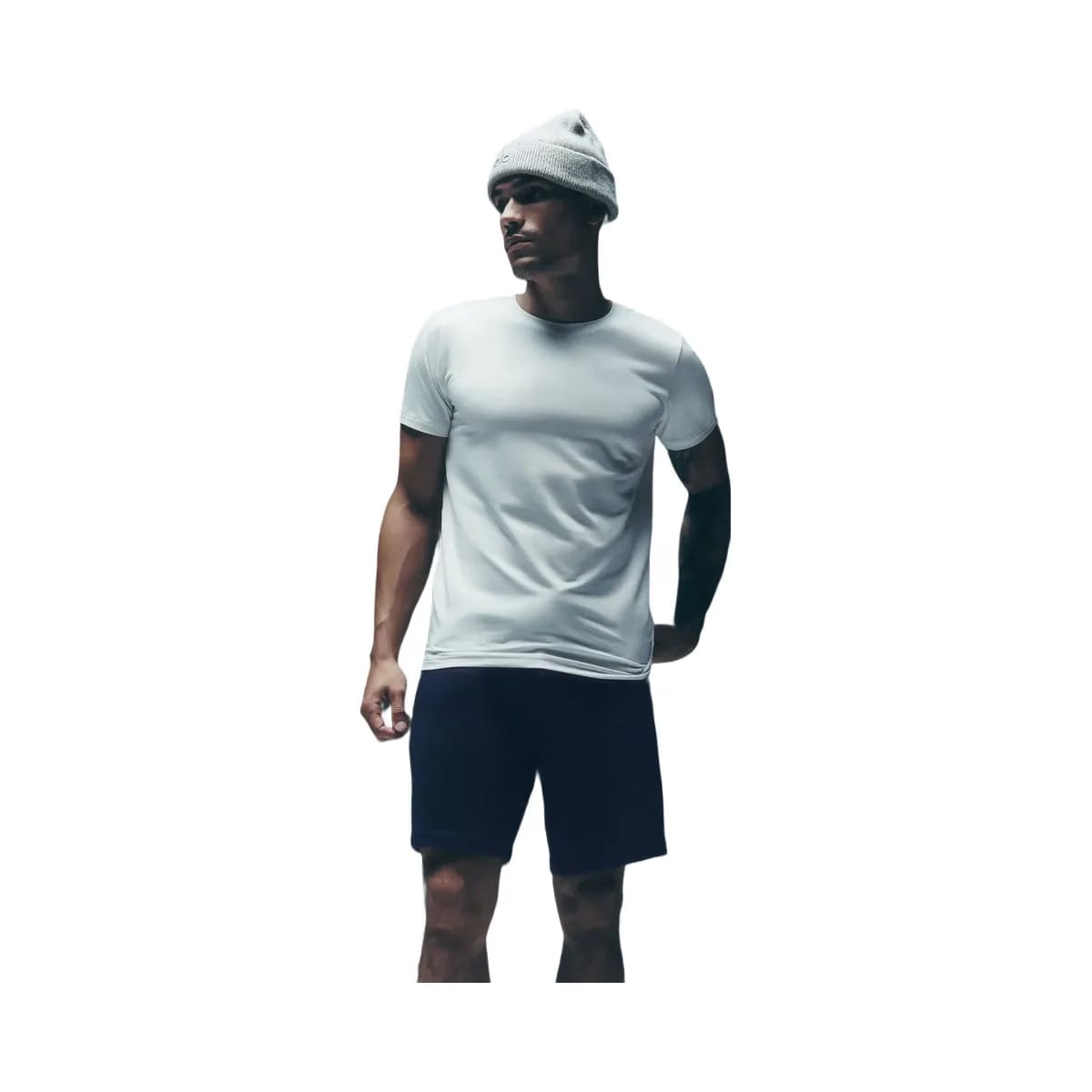 Alo Men's Conquer Reform Crewneck Short Sleeve - White