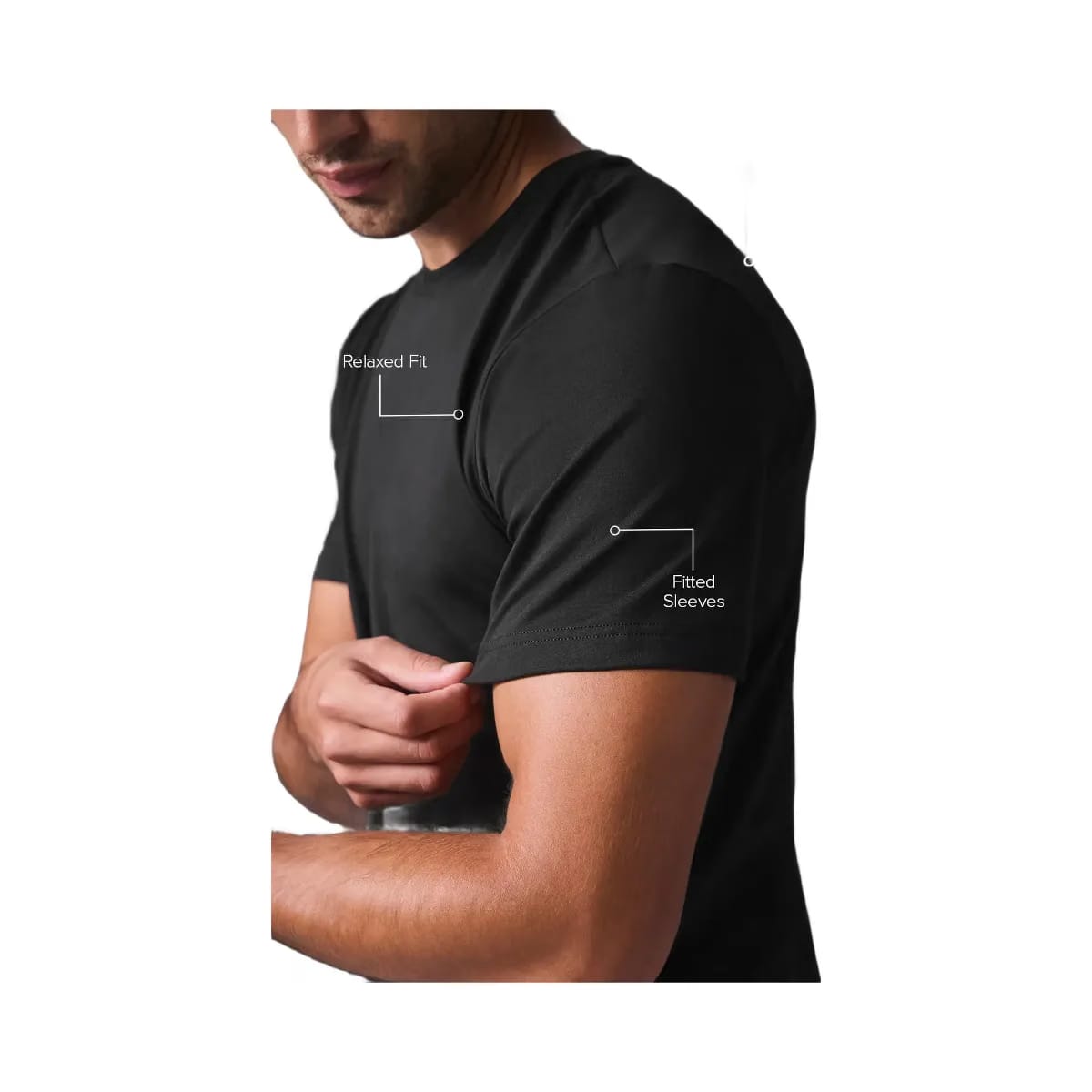 Alo Men's Conquer Reform Crewneck Short Sleeve - Black