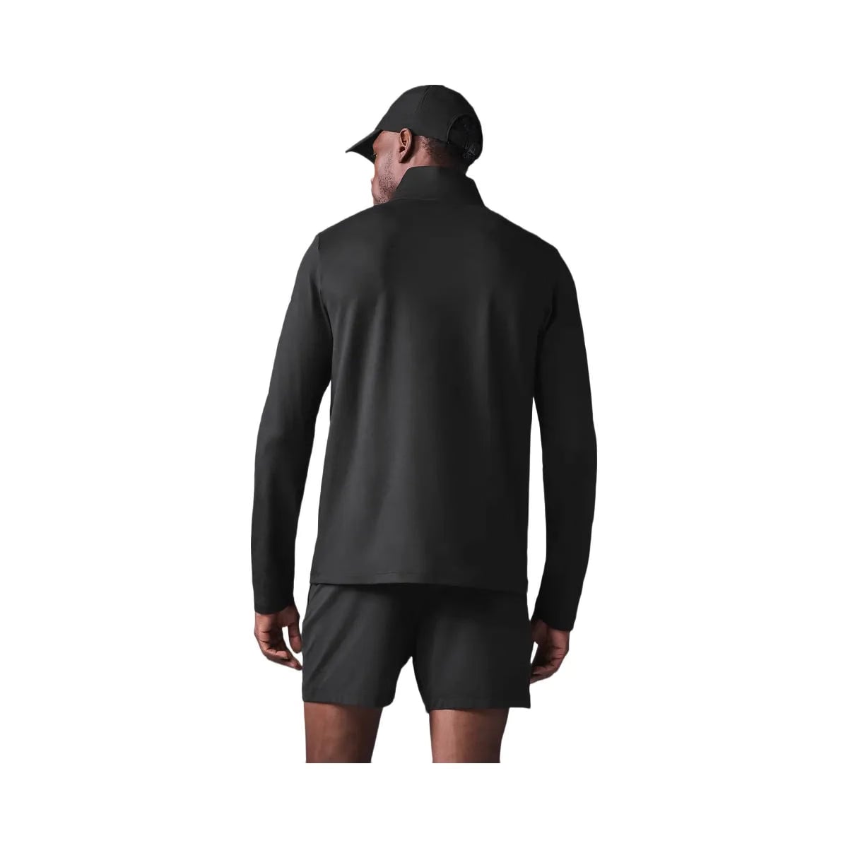 Alo Men's Conquer 1/4 Zip Reform Long Sleeve - Black