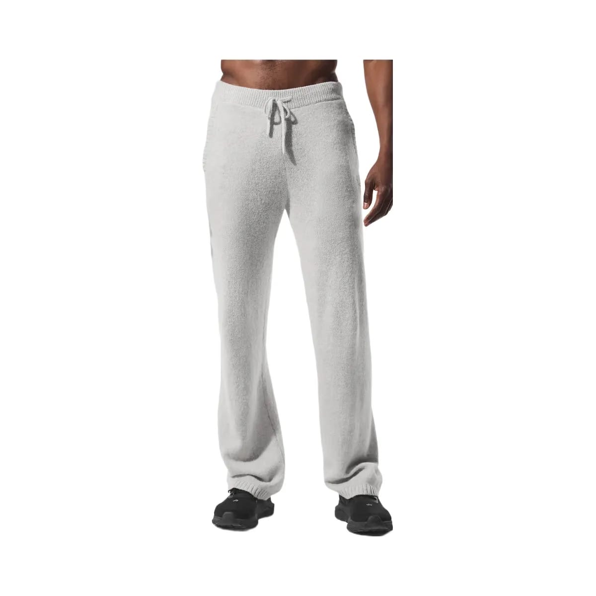 Alo Men's Wool Cashmere New Class Sweatpant - Pearl Grey Heather