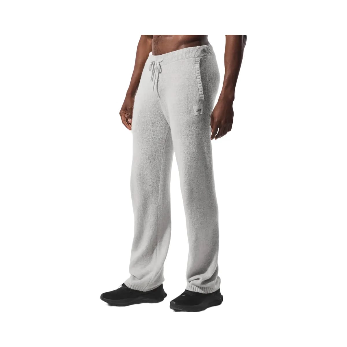 Alo Men's Wool Cashmere New Class Sweatpant - Pearl Grey Heather