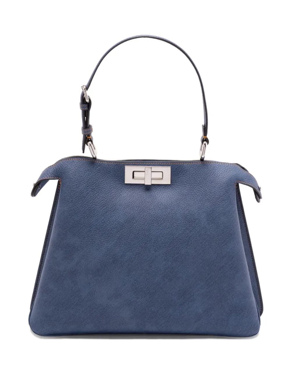 structured leather tote bag
