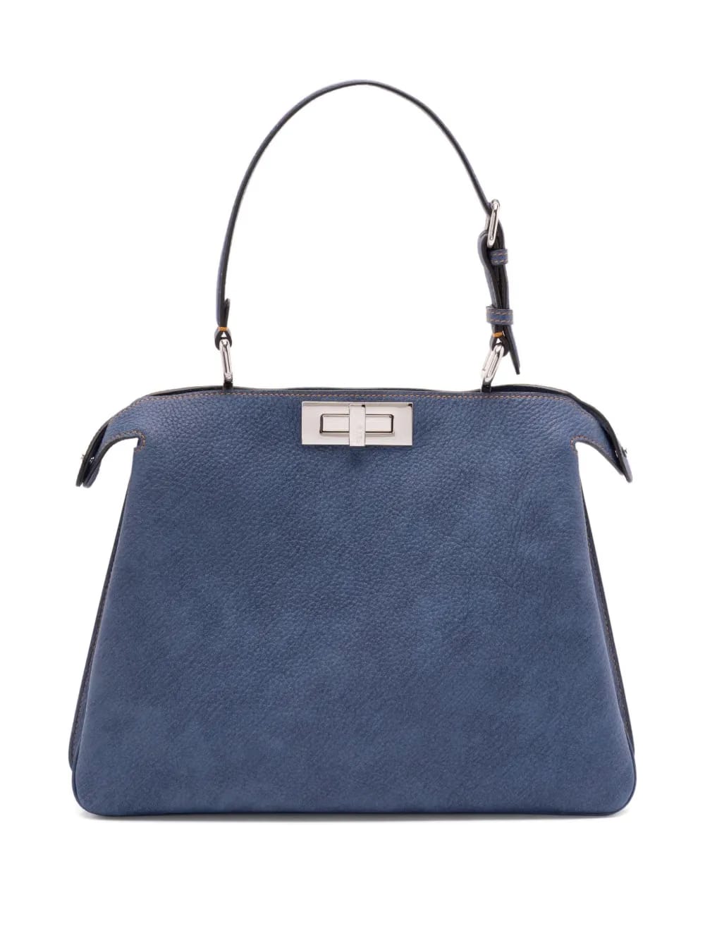 structured leather tote bag