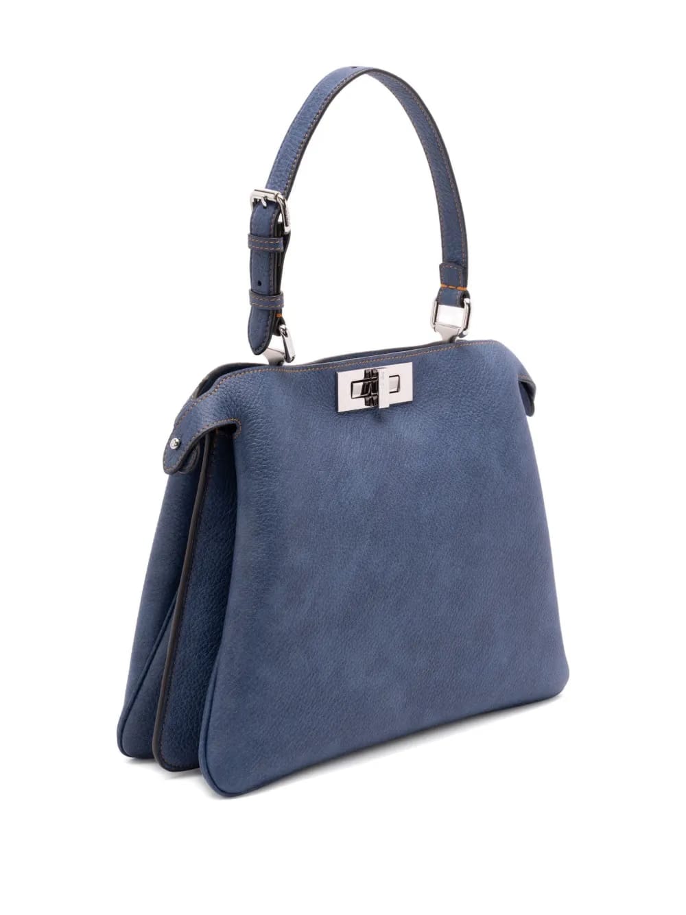 structured leather tote bag