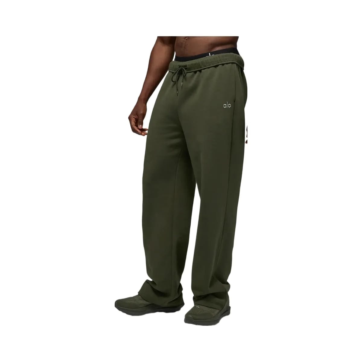 Alo Men's Accolade Straight Leg Sweatpant - Green Olive