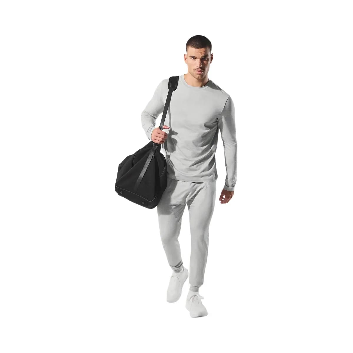 Alo Men's Conquer Revitalize Pant - Athletic Heather Grey