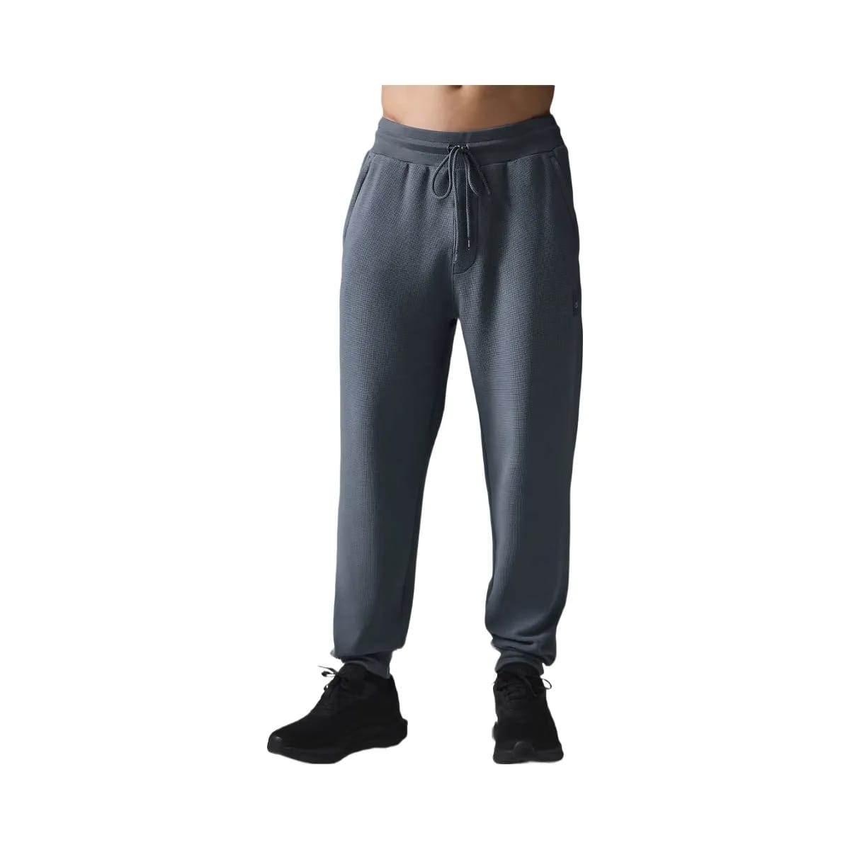 Alo Men's Micro Waffle Fast Break Jogger - Steel Grey