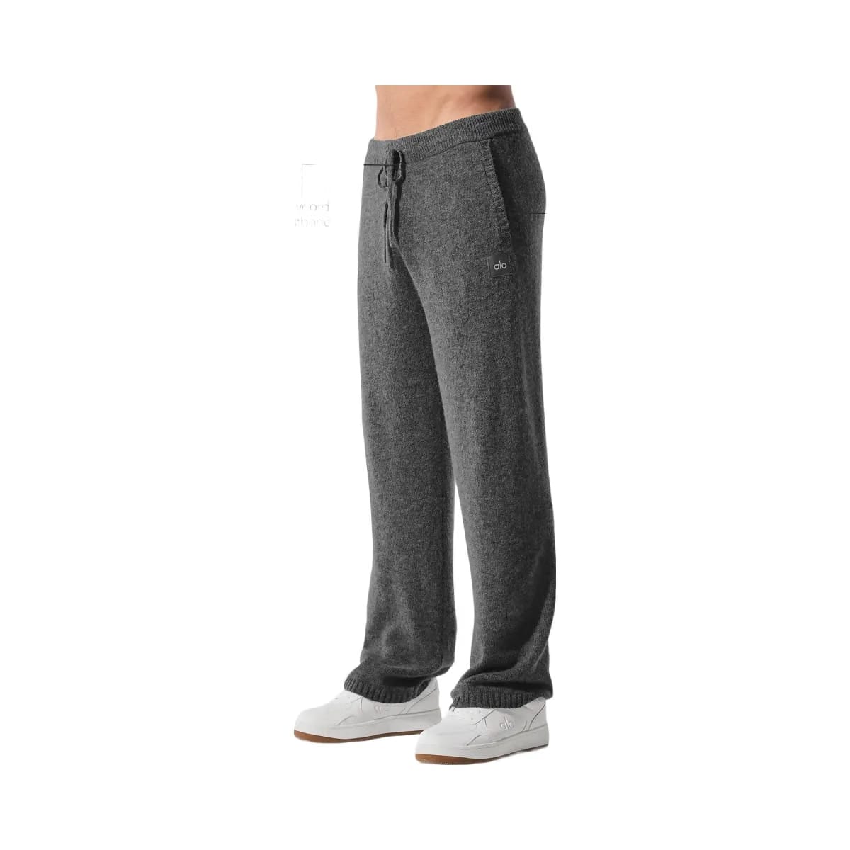 Alo Men's Wool Cashmere New Class Sweatpant - Platinum Grey