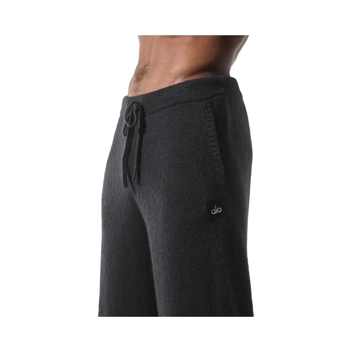 Alo Men's Wool Cashmere New Class Sweatpant - Black