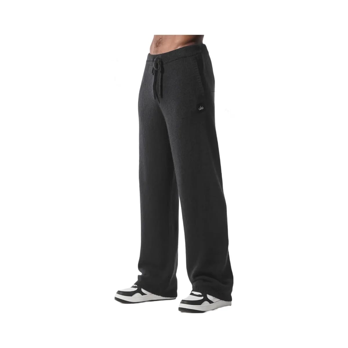 Alo Men's Wool Cashmere New Class Sweatpant - Black