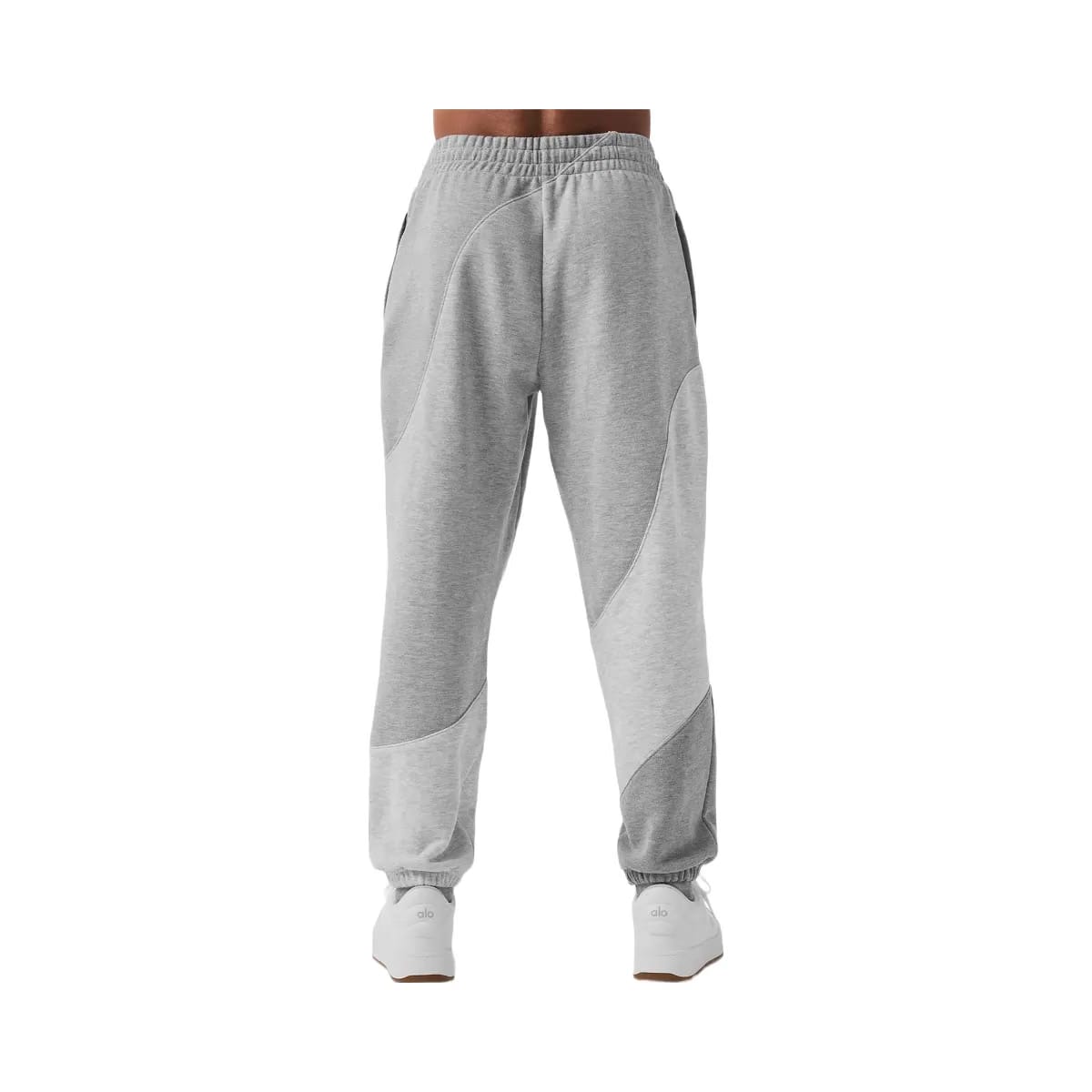 Alo Men's Make Waves Sweatpant - Athletic Heather Grey Tonal