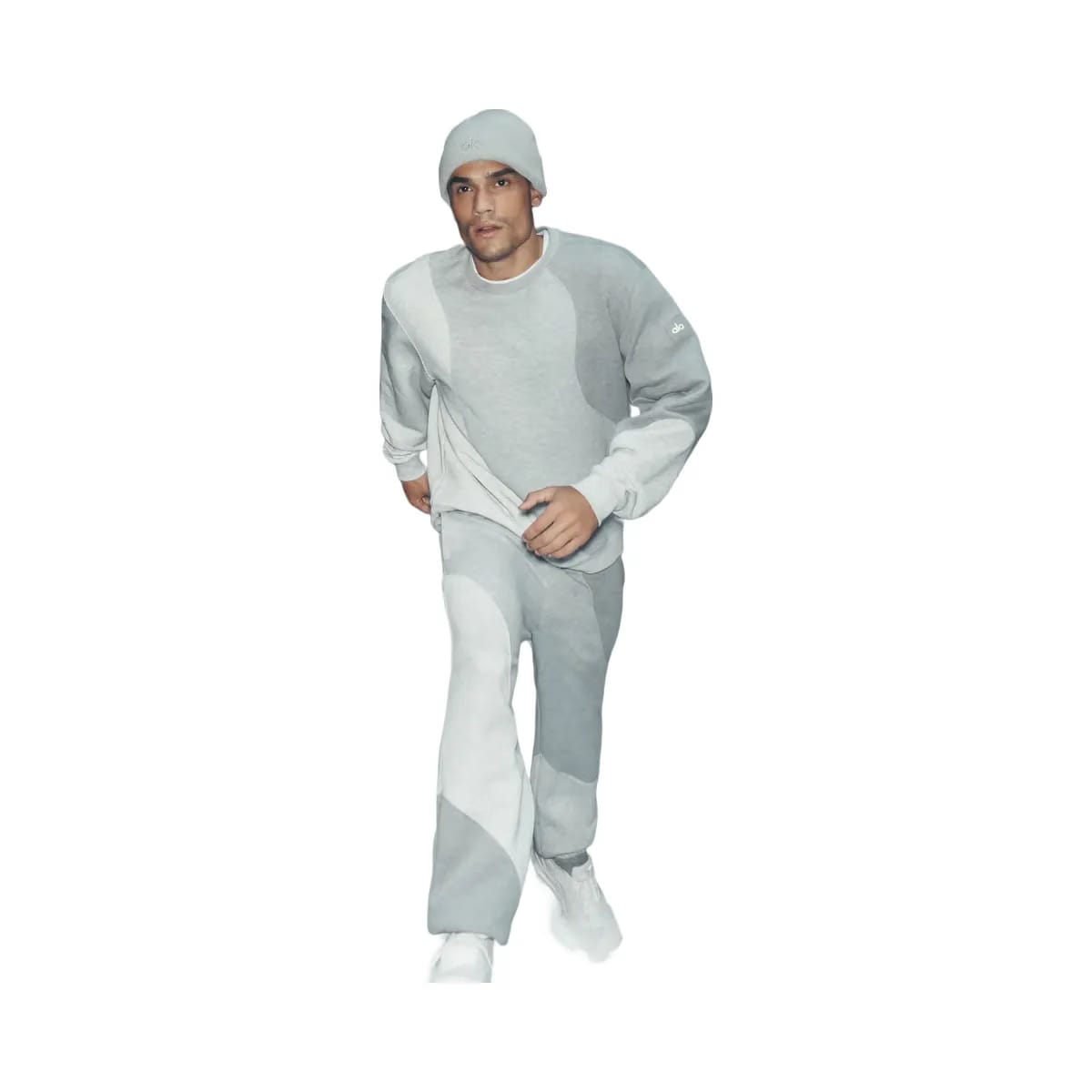 Alo Men's Make Waves Sweatpant - Athletic Heather Grey Tonal