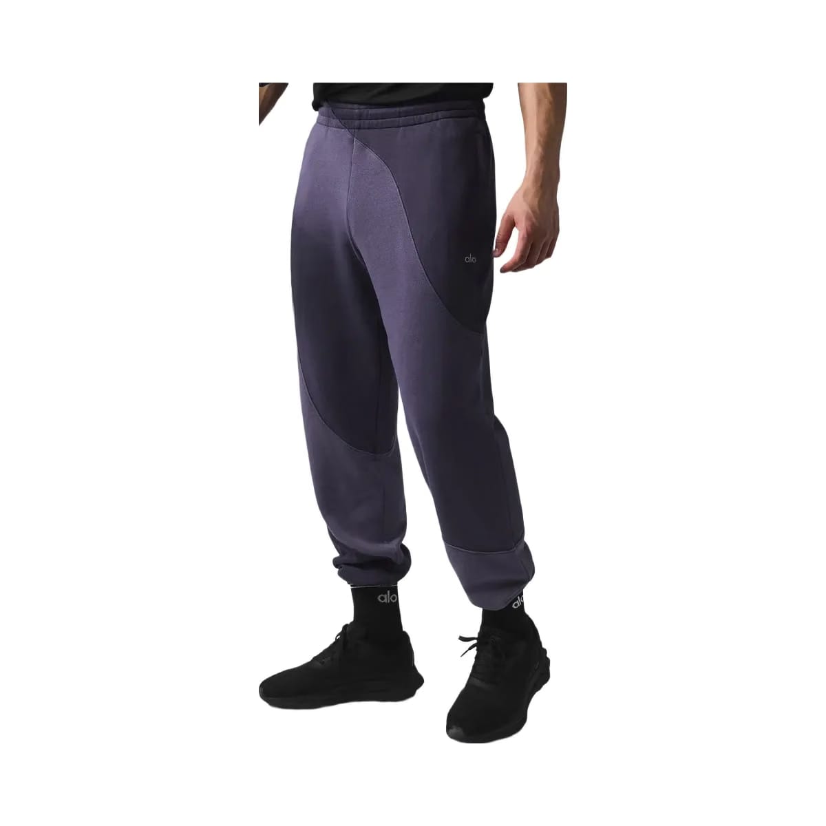Alo Men's Make Waves Sweatpant - Italian Plum Tonal