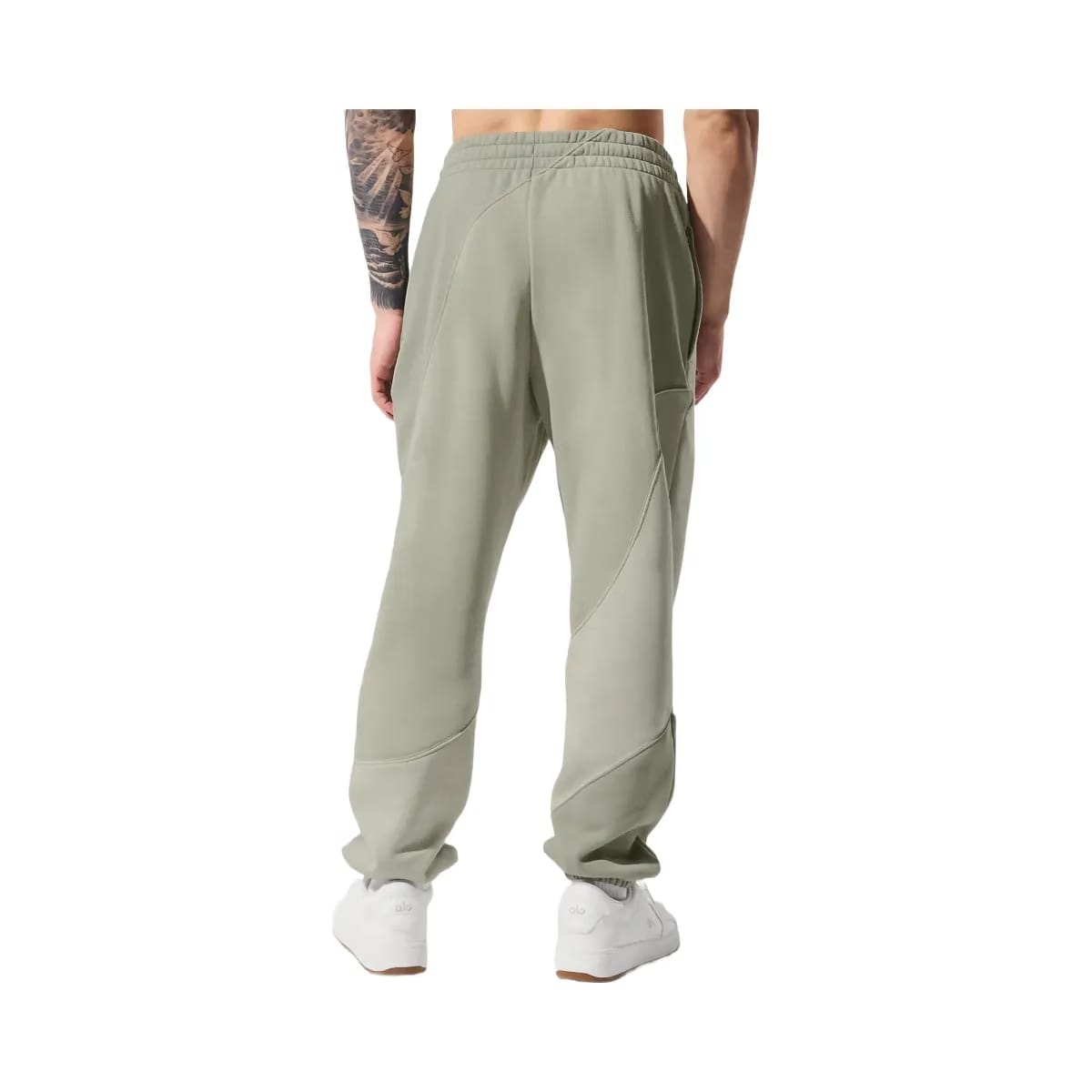 Alo Men's Make Waves Sweatpant - Limestone Tonal