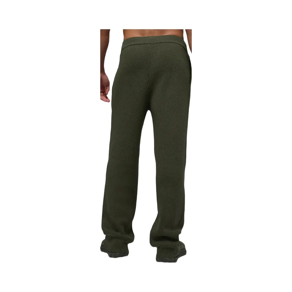 Alo Men's Domain Rib Knit Sweatpant - Green Olive
